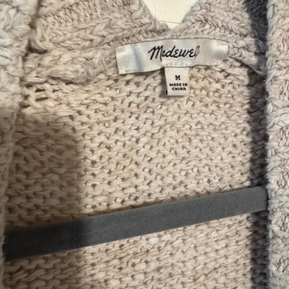 Madewell Mainville Cardigan Sweater Shirt Top Size M Medium - Picture 4 of 5